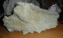 Extravagant Very Large Crystal Cluster From the Mountains of Peru-This is a Beautiful Piece of Pure White Crystal Prisms and Crystal Clear Laser Points thru out. This Large Crystal comes from the Mountains of Peru. This would make a great gift or just to