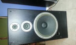 Up for sale is a jbl 200 watt unpowered speaker. It has a tweeter mid range and bass. It can be used solely as a subwoofer or as a regular speaker such as your center. I do not have the front cover.The box needs a fresh coat of paint. What you see in the
