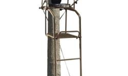 Hunting tree stand ladders,
17 ft high at the seat,
24 inch Wide seats, arm rests,
does not have shooting rest bar.
Needs new straps which small cargo straps could work for it.
2 each
$60 each
Similar to photos but not exact.