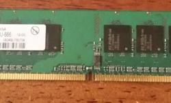 Up for sale is memory ram for the desktop windows pc computer
Model: 2Rx8 PC2-6400U-666-12
DDR2
Brand: Hynix
Color: Green/Black/Gold
Memory Size: 2 gigabytes
Condition In excellent working condition. Tested.
Price $18
Call text 3477815571