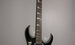For sale is a Ibanez 6-string electric guitar. This guitar is in very good shape with no dings, and has a beautiful tone. There are some belt scratches on the back, but otherwise is great cosmetically.
Also, it has an entire new set of light gauge strings
