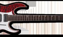 The Ibanez Premium RG950QM Electric Guitar is the most recognizable and distinctive guitar in the Ibanez line. Three decades of metal have forged this high-performance machine, honing it for both speed and strength. It comes loaded with DiMarzioÂ® ibz