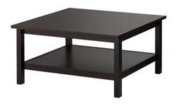 Selling an IKEA Hemnes coffee table in excellent condition- only been used three months as I'm redecorating. Rich espresso brown/black color and solid wood. Retail $119+tax so great opportunity to save!
Length: 35 3/8 "
Width: 35 3/8 "
Height: 18 1/8 "