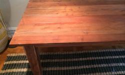 Indian cedar dining table
82"w x 38"d x 30"h