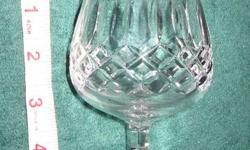 Four Clarenbridge Irish crystal wine glasses -- approximately 5 Â½? - 5 Â¾?.
Description: CLEAR, POLISH CUT, CRISS CROSS & LINES
Pattern: CLY4 by Clarenbridge Crystal [CLYCLY4]
Comes in Original Clarenbridge Crystal Gift Box. Two glasses in each box.
Never