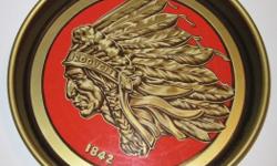 International Breweries, Buffalo NY
Very rare Iroquois Indian Head beer tray. Vintage. Collectable.
Serious queries only. Best offer.