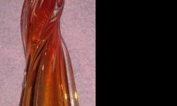 Venetian glass red vase, hand made, H=12.5, base = 4"- $40
Venetian glass blue vase, hand made, H=5", diameter= 4.5"- $20
Venetian glass decanter, H=16.5", diameter 6"- $25
(all dimensions - approx)
All items are in perfect condition.
