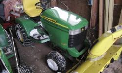 This has power steering,hydrolic lift,hydro foot pedal drive,48 inch mower deck,42 inch snow thrower,18hp liquid cooled kawasaki motor,chains and weights,660 hours. Tractor is very clean and needs nothing!