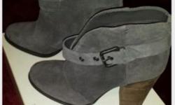 Just Fab LUXE Booties
Gray
Size 9
Never worn- brand NEW in box