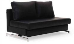Product description:
This modern sofa sleeper has Euro design that is perfect for any modern room. Plush upholstery is contrasted with a steel frame for a space-age style. Form and function merged with innovative design give this sofa sleeper its own