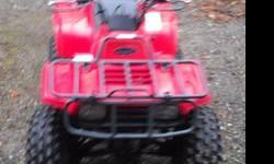 Up for sale is 2 great workhorse atvs. One boyou is a 2001 220cc, looks and runs great, with good tires on it. The other is a 2006 250cc, flat black paint job on plastics, new semi-auto clutch, new piston and ring, new tires! I am trying to sell as a