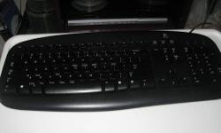 Logitech Keyboard
Key Features: Connectivity, Cable
Keyboard Layout: QWERTY (Standard)
Width: 17.1 in. x Depth: 7.17 in. x Height: 1.65 in.
Includes Scroll Mouse