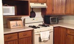 Solid oak kitchen cabinets hand made by local craftsman. Includes sink and sink base, 2 (upper & lower) corner cabinets with lazy susan, one of the upper cabinets also has space for microwave or toaster oven, counter top included.
Also for sale: whirlpool