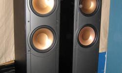 These are the RF-82 series Klipsch speakers from Best Buy. They're a few years old. I paid $800 a piece for them($1600 for the pair). These things rumble(First discovered them in the Magnolia Theatre room in Best Buy). I got them intending to buy a
