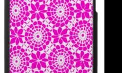 Lace Circles Art iPhone 4 Case - Pink. What an eye-catching beauty. A delicate vintage lace pattern on a pink background. Awesome and eye-catching. This will make your phone the most beautiful in the room. Enjoy the compliments and make sure you tell them