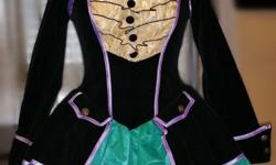 For Sale
Rare DISCONTINUED Deluxe
Leg Avenue - Mischievous Mad Hatter Deluxe Adult Costume ( Size Medium ) w/ Hat
This mischievous miss might be a bit of a handful! The perfect disguise for sweet tea party hostesses and trouble makers alike.
The