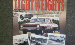 $125.00!! NEW NOS Rare, Lightweights Detroit's Drag Racing Specials of the 60's. Author: Larry Davis, Paperback: 179 pages, Publisher: CarTech (August 15, 2007), ISBN-10: 1-932494-44-8, ISBN-13: 978-1-932494-44-0.
Factory Lightweights: Detroit's Drag