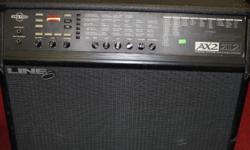 USA Made, good condition, full working order.
This incredibly versatile combo lets you get all the sounds you love from one compact unit. It combines a 100W stereo guitar amp, a full-blown digital effects processor, 2 custom-designed 12" speakers, and
