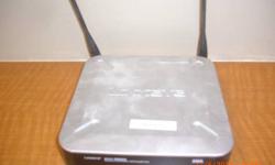 You are looking at a Linksys Cisco Systems WRV200 54 Mbps 4-Port 10/100 Black Grey Wireless G Router. Untested, unsure if the router is working , there is no power adapter or Ethernet cable included, some minor wear due to age, see photos for details.