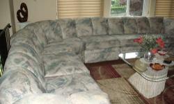 Contemporary Sectional in excellent condition 4pcs + wedge shape ottoman. Priced for quick sale $700 OBO Call 845-821-1212