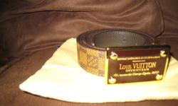Louis Vuitton
Damier Inventeur
Graphite Belt
Men's Clothing & Accessories
Brown & Gold Plated Buckle
Canvas
Checkers Pattern
Made In Spain
M9808
Everyone
Y
Excellent Condition
Brown
18-35
Men
95/38 Cm
Dust Bag
Box
Receipt
Louis Vuitton is one of the most