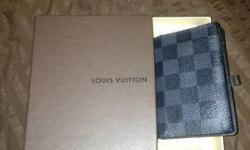This is a mens mint condition Louis Vuitton pocket organizer in damier, it has my letters stamped HGF but loves vuitton will remove for free. Contact if more information.
This ad was posted with the eBay Classifieds mobile app.