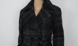 Item number:360553574642
free shipping
MAC Women's Plaid Double Breasted Belted Wool Coat - Petite Size NEW
The large plaid pattern of this MAC double breasted wool coat maintains your trendy style while keeping you warm.
Color: OLC GREY SHADOW.
Women's