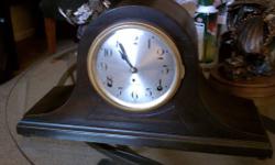 Seth Thomas mantle clock. It is in excellent condition but is missing the wind-up key. Asking $75 or best offer.