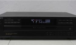 This post is for a Marantz CC-3000 U3B 5 Disc Multi CD Player with manual. Plays regular CD, CD-R and Rewritable CD-RW. Tested to be working.
This is a high quality CD player that has both analogue and digital outputs. It can even change a CD while one is