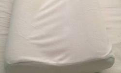 Memory Foam Pillow Queen Size 14 x 24 Neck Conforming. Barely Ever Used. Like New. Always covered by pillowcases in addition to the pillow case it comes in. Smoke free, pet free, clean home. Cash Only. Pick up only. Midtown West. $40.00.