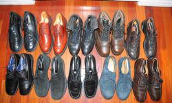 I am selling very fine designer shoes and boots in size 11W and 11.5 by Ferragamo,Tod's, Mephisto, Gucci, Pirelli, Testoni and Cole Haan (Nike sole). They are all in pristine condition and many were never worn. They originally cost up to $650 each and I