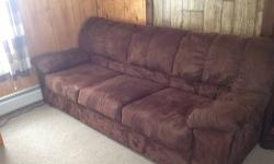 New microfiber recliner purchased from Ashley's warehouse just a few months ago. Slight wear on the foot pad. No stains, tares, or holes.
Will deliver to Plattsburgh and surrounding areas of Morrisonville, Beekmantown, Peru, Chazy.
Call 518-578-9626 and