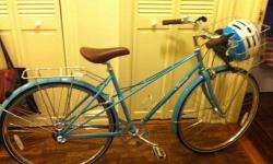 Mint condition Linus Dutchi 3 in teal/baby blue with leather detailing on handlebars. Comes with front basket. Single speed design and retro-inspired. It has only been ridden three times, two which are from the store and home.
Buyer must pick up. Serious