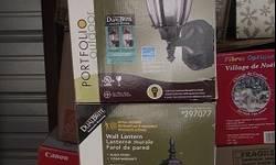 2 Portfolio outdoor lanterns with motion activation new in box
$15.00 each
Mini clip on light shades : 12-Light Brown color and 12 Black with accents colors
each set 15.00
Used for hot water.. Keurig Coffee maker Model B140 45.00
Unsual metal circular