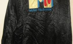 USA SHIPS FREE!
For sale is one (1) Vintage 1980's MTV Black Satin Jacket.
You will receive:
- 1 - MTV Black Satin Jacket with embroidered logo - a rare and hard to find item.
- This vintage 1980's MTV jacket was union made in the United States. The brand