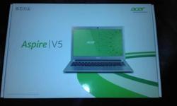 Hello,
I have one BRAND NEW FACTORY SEALED IN BOX "ACER V5-431-4407" Laptop available in stylish purple. :)
This is a New Release model that has some awesome features! Since it is new-in-box, it also comes with a FULL 1 YEAR WARRANTY from the manufacturer