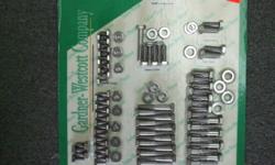 $69.00! New Ford, 289, 302 Polished Stainless Steel Engine Bolt Kit # 56251-HSP. The Kit Contains the following bolts: Valve Cover, Timing Cover, Filler Neck, Fuel Pump, Oil Pan, Intake Manifold and Stock Exhaust Manifold Bolts. Email or Call Action