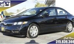 Legendary Honda reliability and quality are yours with this sporty 2010 Civic sedan. This sedan has only one previous owner and a clean Autocheck history report. A highway rating of 36 miles per gallon helps keep things affordable, so stop in today and