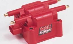 $60.00!! New in box, MSD 8229 Ignition Coil, DIS Performance Replacement, Square, Epoxy, Red, 36,000 Volt. This fits Mitsubishi and Dodge 4cyl engines 1994 thru 2002 DIS ignitions with round terminals in the coil connector only. These direct bolt-in