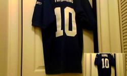 Eli Manning #10 New York Giants Offical NFL Jersey 2x. Great Christmas gift for that die hard giants fan! Call Nina (585)490-6987.