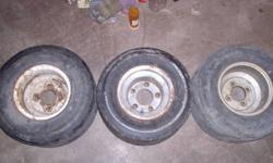 This is a set of 16 inch 8 lug truck rims. They r in nice shape. Bought them for my truck but don't fit. Call 845-222-4562