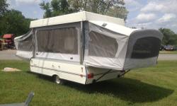 1994 COLEMAN CHESAPEAKE POPUP CAMPER~ $800
You are viewing a nice 1994 Coleman popup camper that has only been used a handful of times. Unit has three beds, dining area with table, full bench seat, new fridge and stove, full exterior door with exterior