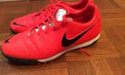 Nike CTR 360 indoor/hard turf soccer cleats
Worn once inside, but too small. A few scuffs.
Mens size 11.5