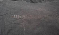 Black Nine Inch Nails T-Shirt
Short Sleeves
Size - XL (48)
100% Cotton
Preshrunk
Machine wash & dry
Previously Worn
Hole and stain in front of t-shirt