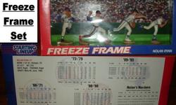 For sale is one (1) NOLAN RYAN "FREEZE FRAME" SET from Kenner's Club Members Only collection with FREE USA SHIPPING!
A must have for the Nolan Ryan fan, this "Starting Line Up" Freeze Frame of Nolan Ryan was available to Kenner Club Members only.
In MINT