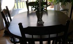 Solid, heavy Oak 54" Oval Table
(2) 12" leaves
(2) Side Chairs
(2) Arm Chairs
!!!CASH ONLY!!!
Buyer must make arrangements to move by 9/24/2012.