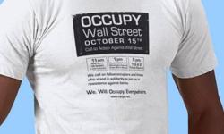 Occupy Wall Street, Occupy Everywhere. This is a flyer I got when I was in Zuccotti Park on October 13, 2011. I made t shirts, mugs, buttons and other gear for Occupy Wall Street from the flyer.
The flyer announced the planned demonstrations on October