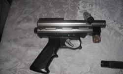 I have a heavy duty in great condition semi auto paintball gun for sale im asking 75 obo if interested text 315 310 3939 thanks
