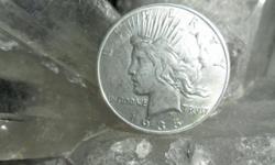 Peace Silver Dollar 1935-S AU-Very Rare Coin. This coin has a Beautiful Luster. The obverse [face] of the coin has a full and Clear markings crown, hair face and the reverse [eagle] also show all it?s clear markings of its body feathers and lettering.