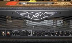 New Old Stock, Discontinued model, Perfect condition.
At the heart of the all-tube Peavey ValveKing 100 Head is a patent-pending, Class A/AB Texture control that allows variable selection and combination of Class A and Class AB power structures. This